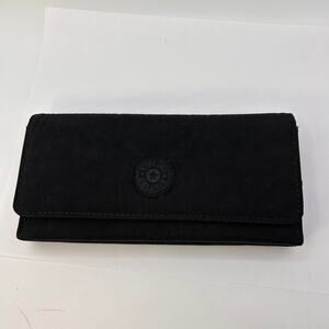 Kipling Large Expandable Organizer Wallet Black Very Nice